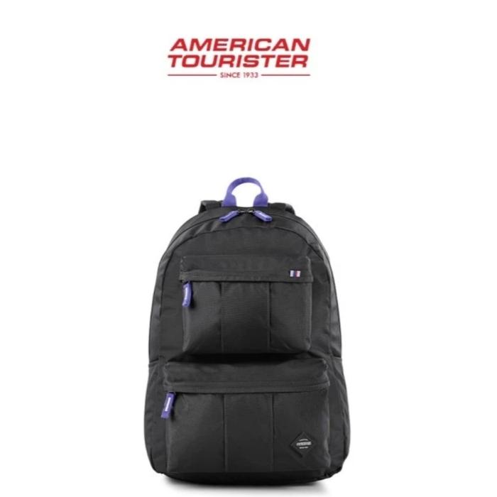 Jual Tas American Tourister Riley Backpack Charcoal Ice Deep