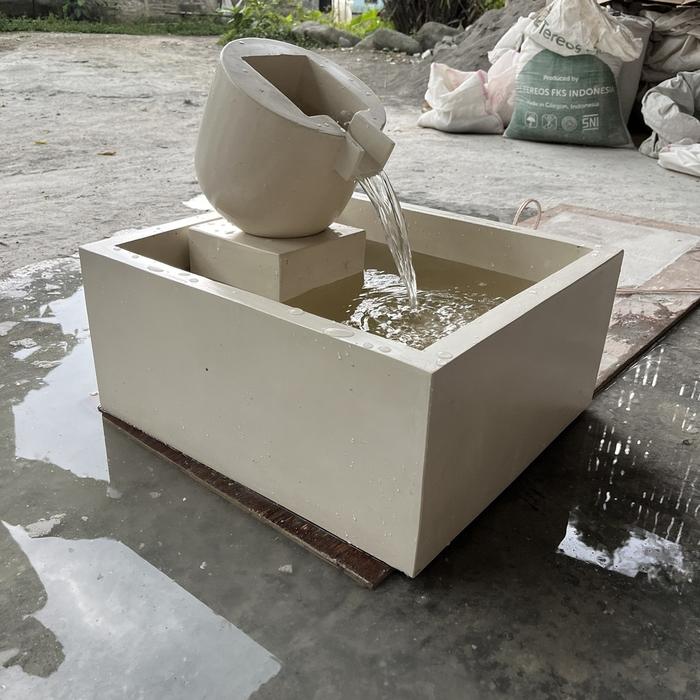 Gambar air mancur batu alam kendi single dari akbar birawa stone 01 undefined Tokopedia