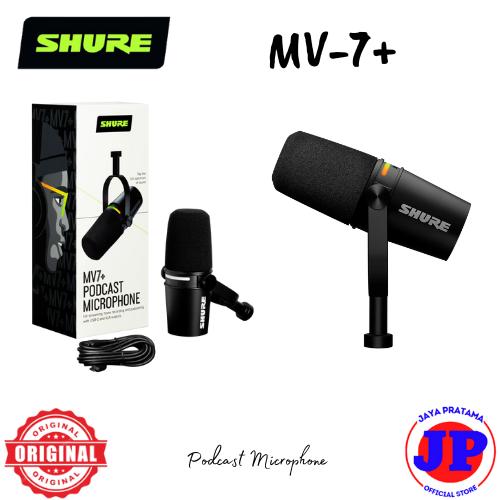 Gambar Mic Shure MV7 MV-7 USB Podcast Microphone Original dari jayapratamamusic undefined Tokopedia