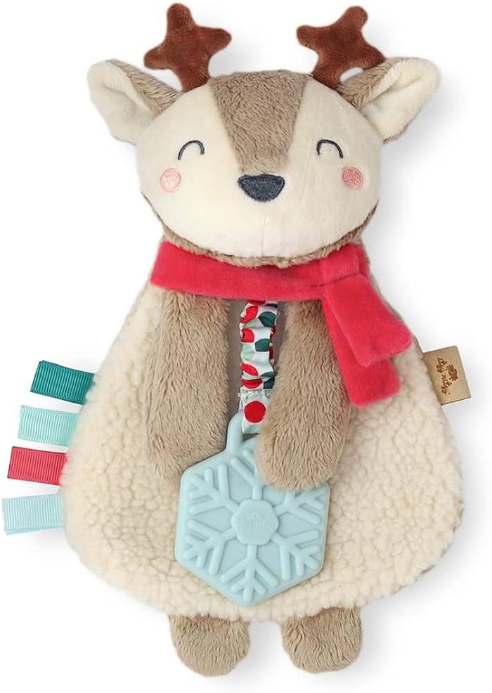 Gambar Itzy Ritzy Lovey Toy with Teether Mainan Boneka Gigitan Bayi - Reindeer dari BebiBeib undefined Tokopedia