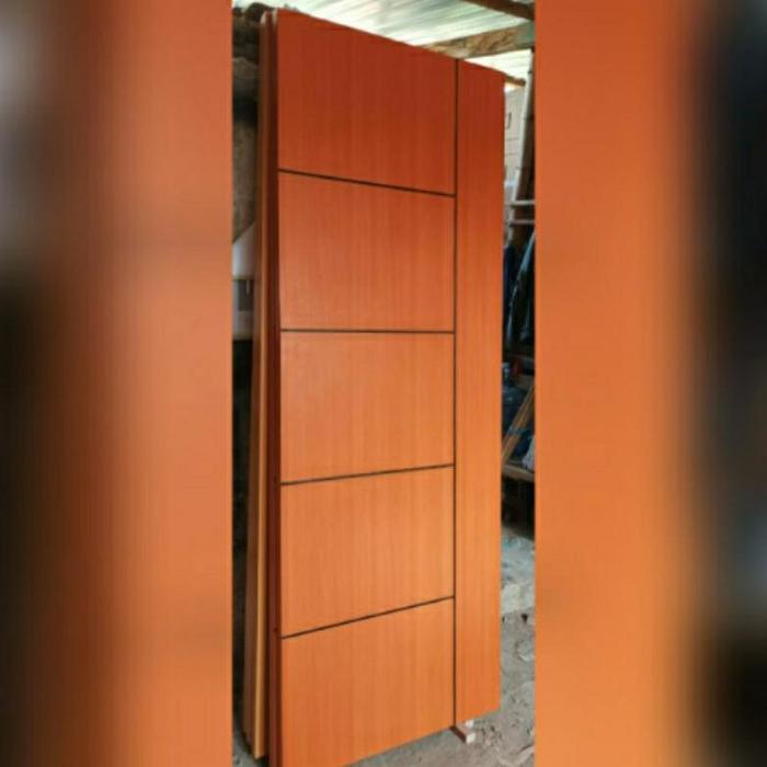 Gambar ** PINTU MINIMALIS FINISHING HPL (HIGH PRESSURE LAMINATED) ** - Kuning, 210x82 cm dari GOLDEN HOMES13 undefined Tokopedia
