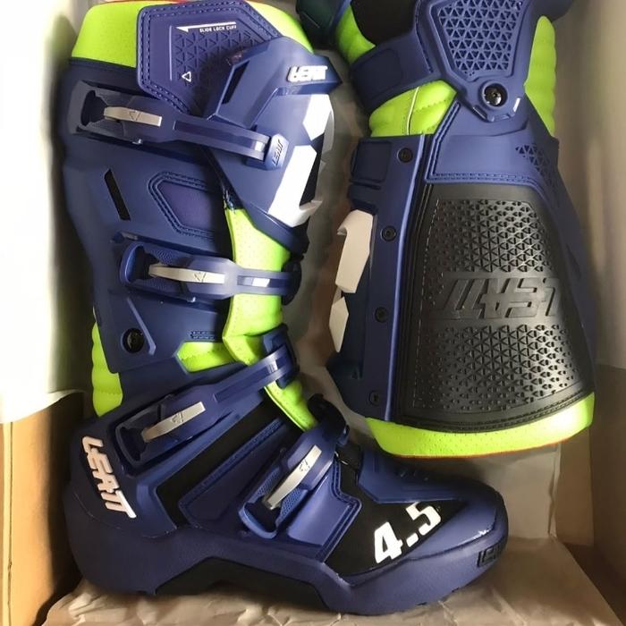 Gambar SEPATU TRAIL LEATT 4.5 MOTOCROSS - biru navy flow, 40 dari 323AMD Mx SHOP undefined Tokopedia