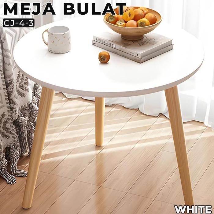 Gambar Meja Bulat Ruang Tamu Meja Bundar Design Modern 1 Dan 2 Susun Meja Cafe Minimalis Meja Bulat Sudut Cj - CJ-4-3 dari CV YEREE undefined Tokopedia