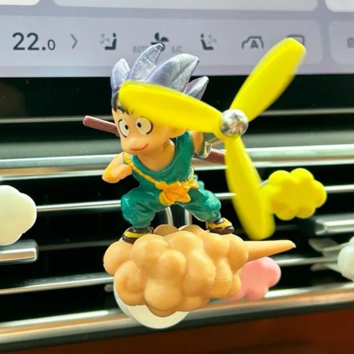 Gambar Dragon Ball Anime Figure Son Goku Car Air Conditioning Vents Fan Figur - D dari Click n Fit undefined Tokopedia