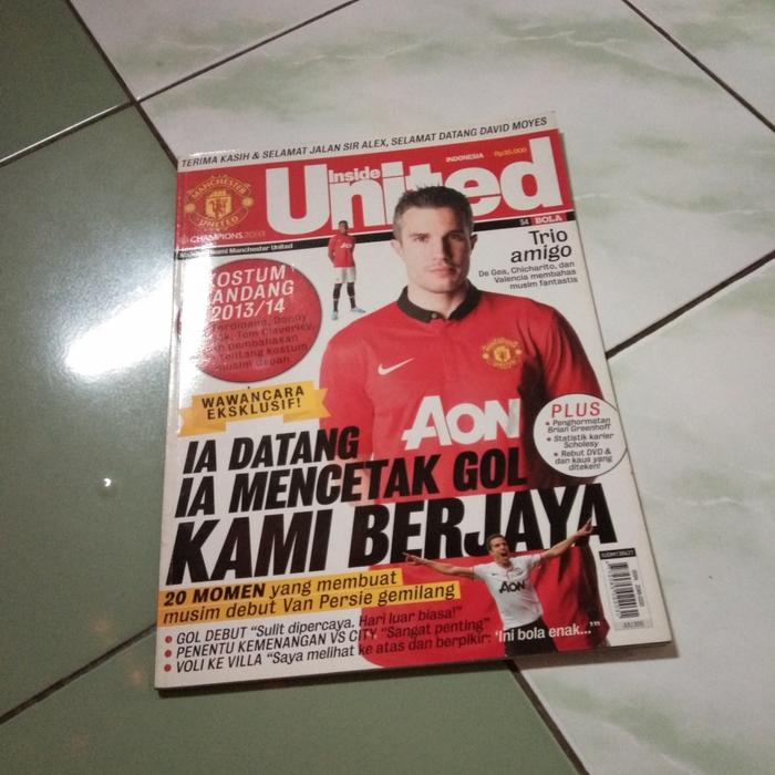 Gambar Majalah Bola Inside United Indonesia - 54 dari Tusitala Store undefined Tokopedia