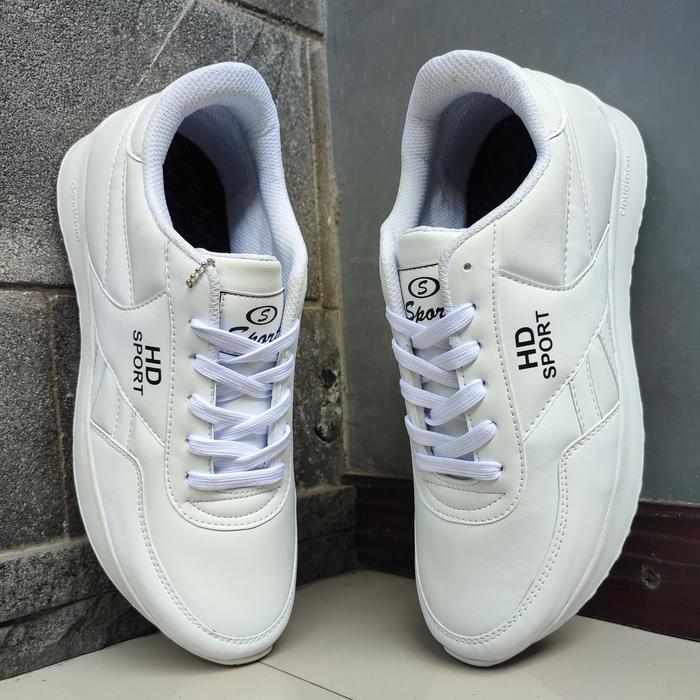Gambar sepatu olahraga jumbo pria big size 42 43 44 45 46 47 48 lari sneakers - Putih, 45 dari HD SHOD OFFICIAL undefined Tokopedia