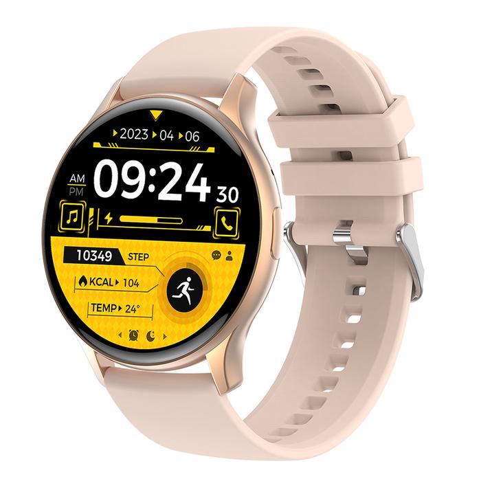 Gambar Jam Tangan Wanita HK89 Smart Watch  AMOLED Touch Screen NFC Waterproof Bluetooth Call support Android iOS Smartphone - Gold dari SLOVEY_NEW undefined Tokopedia