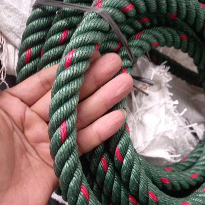 Gambar Tali Tambang Besar Plastik 20mm 22mm 24mm HTBM PE Polyethelen Tampar Pengikat Barang Mobil Tali Angkut Barang Berat - 20mm dari NF GUDANG undefined Tokopedia