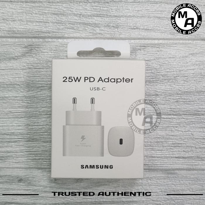 Gambar Adapter Samsung 25W USB C To C Super fast charging Original Samsung Galaxy A05 / A05S / A55 / A54 / A53 / A52 / A14 / A35 / M14 / A32 / A04S / A24 / A34 / A33 / A73 / A25 / A13 / A23 / A15 / S21 FE / S21 Ultra / S22 / S22 Plus / S23 / Adaptor 25 watt - PUTIH 25W dari MOBILE ACC89 undefined Tokopedia