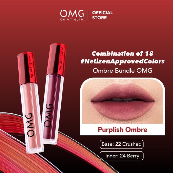 Gambar 2 Pcs OMG Lip Cream (Bundle) - 22+24 dari WINGSHOPIING undefined Tokopedia