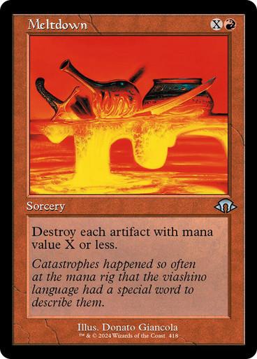 Gambar MTG Meltdown Retro Frame Non-Foil dari Headquarter Hobbies and Card Games undefined Tokopedia
