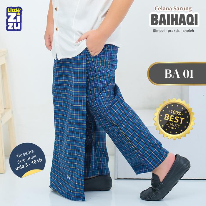 Gambar Sarung Celana Anak Baihaqi Motif Kotak-Kotak Bahan Premium Nyaman by Little Zizu - BA - 01, S dari Little Zizu undefined Tokopedia