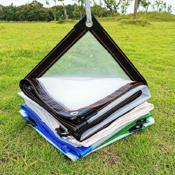 Gambar Trapal Transparan Terpal Tahan Air dengan Lubang Lubang terpal bening trapal makapal trapal bening - flysheet, 2x1m dari nalasnac undefined Tokopedia