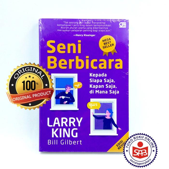 Gambar Seni Berbicara Kepada Siapa Saja Kapan Saja di Mana saja - Larry King - Ed. Cov UNGU dari Social Agency Baru undefined Tokopedia