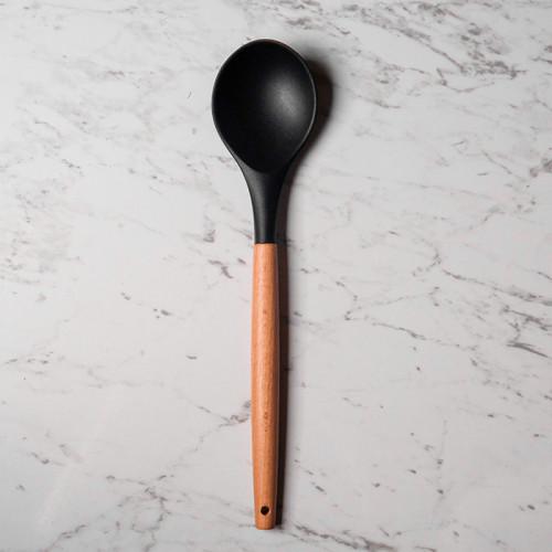 Gambar Bold Black Silicone Scrapper - Serving Spoon dari Brewsuniq Store undefined Tokopedia