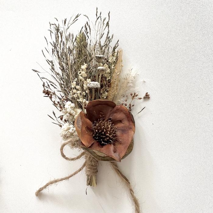 Gambar Buket Bunga Kering Mini Dry Flower Hiasan Mahar Seserahan Hampers Aesthetic dari Rustic Allure undefined Tokopedia
