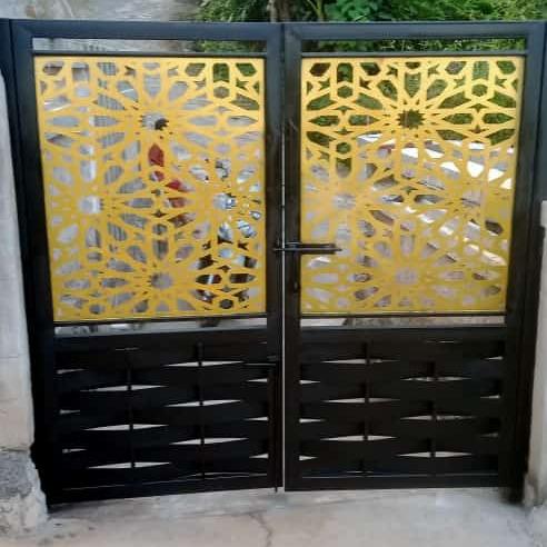 Gambar Pintu pagar besi hollow motif dari Elsa decor undefined Tokopedia