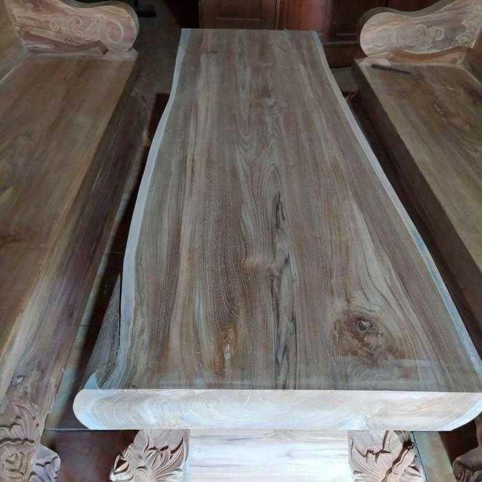 Gambar Meja Kursi Bangku Kayu Jati Perhutani(TPK) Blora.  Furniture Jepara dari Kayu Bagus Berkah undefined Tokopedia