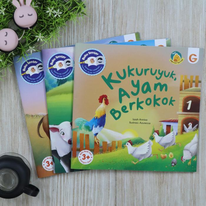 Gambar Buku Cerita Anak Bergambar Seri Hewan Ternak Fitur Senter - Bacaan Bertema Tentang Sains Ilmu Pengetahuan Untuk Balita TK PAUD Usia Dini 3 Tahun Ke Atas - 1 Set 3 Buku dari Yafazaka Toko Buku undefined Tokopedia