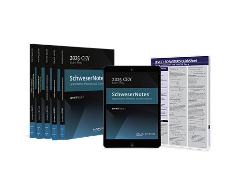 Jual 2025 CFA Schweser Notes Level 1 Complete 1 - 4 + Quicksheet 