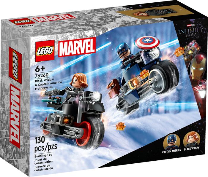 Jual LEGO MARVEL Black Widow Captain America Motorcycles (LEGO