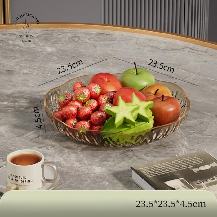 Gambar Piring Plastik Wadah Makanan,Buah,Kue/ Piring Cantik Aesthetic - LND HOMEWARE - Transpran besar dari LND HOMEWARE undefined 3 Tokopedia