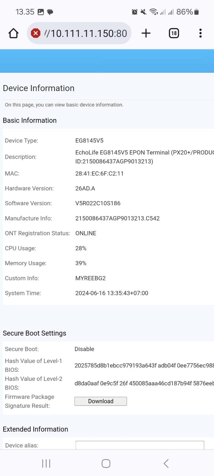 Gambar Software Firmaware Epon EG8145V5 HG8145V5 dari JKB Galeri undefined Tokopedia