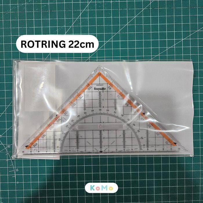 Gambar penggaris ROTRING 32cm penggaris segitiga ROTRING pegangan 22 cm 32cm - 22cm dari Shop at Komo undefined Tokopedia