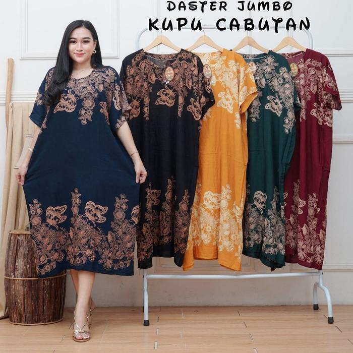 Gambar termurah!!! daster JUMBO motif kamboja ecer grosir - foto 9 dari Batik Humaira Syifa undefined Tokopedia