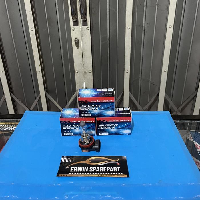 Gambar BOHLAM LAMPU H8 SUPER BEAM AUTOVISION 12V-35W dari ERWIN SPAREPART undefined Tokopedia