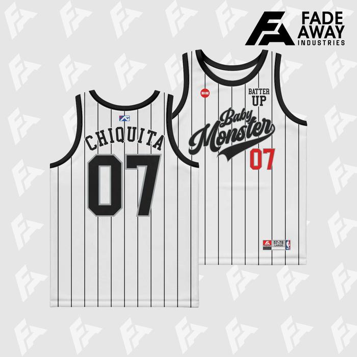 Gambar JERSEY BASKET BABY MONSTER BATTER UP - CHIQUITA #07 PU, XXL dari aglancesuperstreet undefined Tokopedia