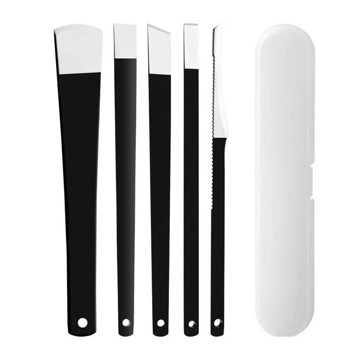 Gambar 5pcs Manicure Pedicure Set Portabel Pisau Pedicure Kulit Mati Di Telapak Kaki Alat Padicure - 5pcs/Set dari Kaya Koleksi4 undefined Tokopedia