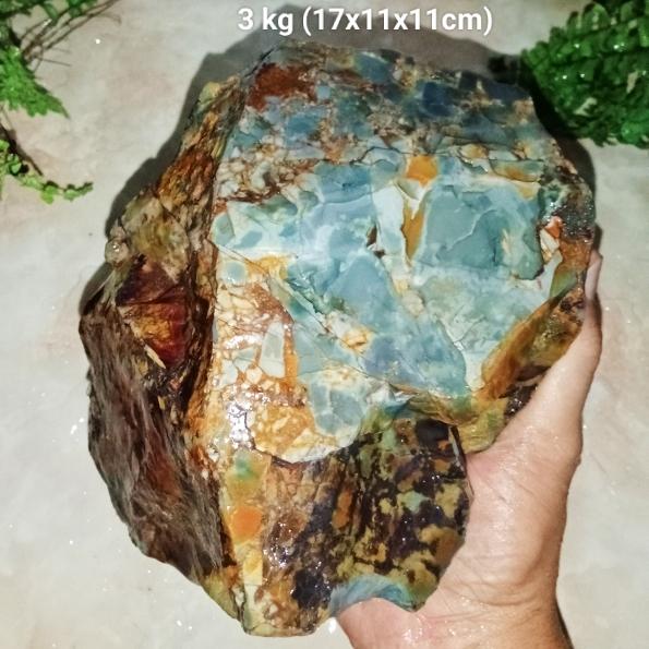 Gambar batu bongkahan giok jawa (487) dari Najwa OL shoping undefined Tokopedia