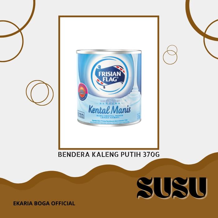 Gambar SUSU | CAIR | KENTAL MANIS | FRISIAN FLAG | BENDERA KENTAL MANIS | BENDERA KALENG PUTIH - 370G dari EkariaBoga undefined Tokopedia