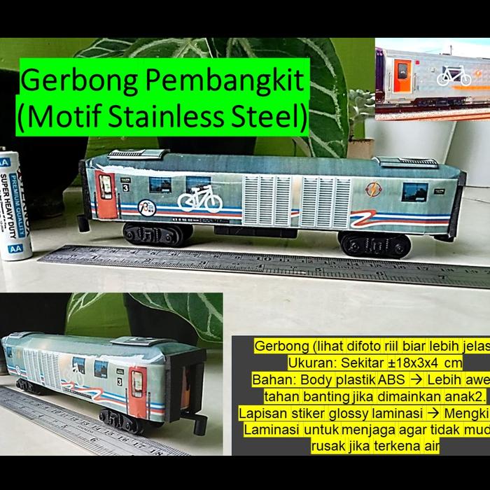 Jual Gerbong Pembangkit Kai Kereta Api Indonesia Railking Kab Malang