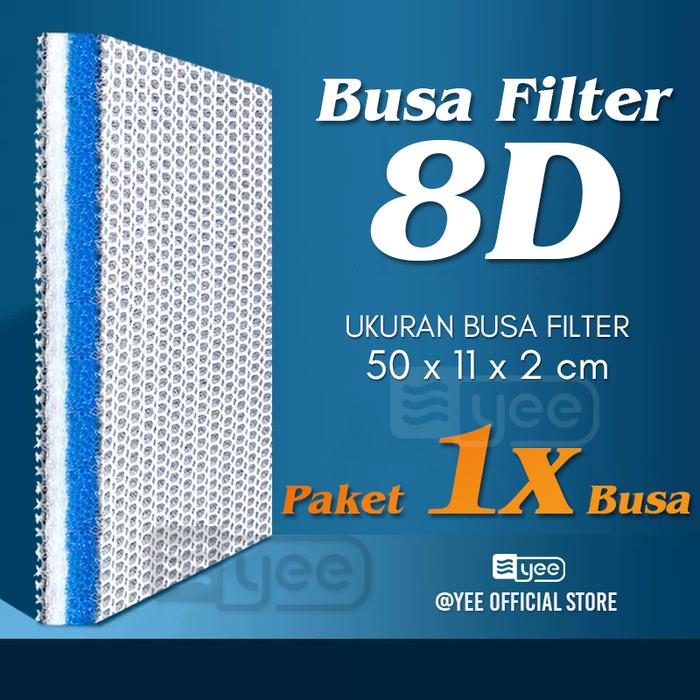 Gambar Busa Filter Aquarium / Penjernih Air Aquarium / Filter Busa Aquarium / Kapas Filter - 1 lembar dari Yee Official Store undefined Tokopedia