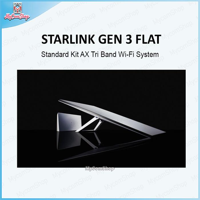 Kit Starlink Standard V4 Gen 3 – Sistema Wi-Fi Tri-Band AX Con Antenna USA (02534201)
