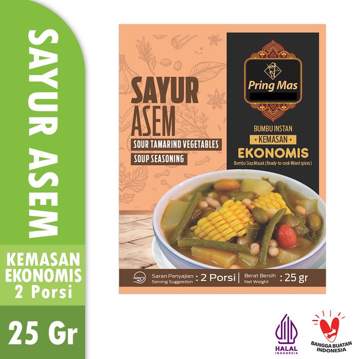 Gambar Bumbu Makanan Instant Pringmas 25gr 45gr 130gr Bumbu Sayur Asem bumbu masak enak - 25 gram dari Jilit undefined Tokopedia