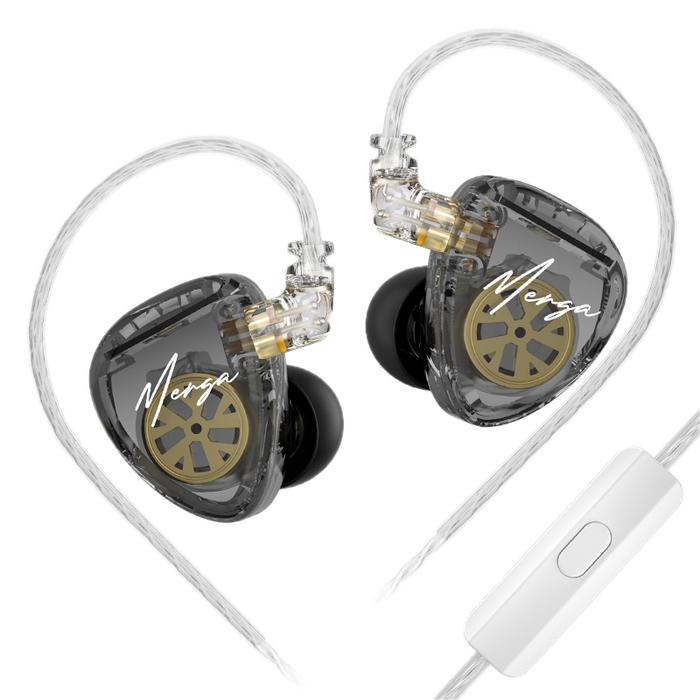 Gambar KZ MERGA Dual Dynamic Driver IEM Excellent Frequency Curve with Mic - SILVER-PLATED dari EAGLE INDONESIA undefined Tokopedia
