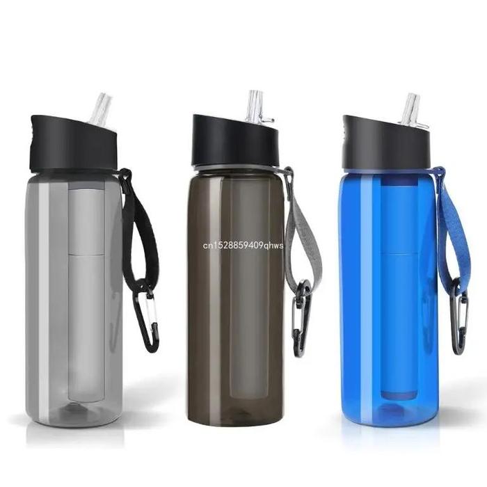Gambar Water Filter Filtration Bottle, Sports Purifier Bottle Water Kettles with Filter Dropship dari Phantom Assault undefined Tokopedia