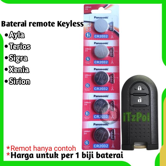 Gambar Baterai remote mobil Daihatsu AYLA TERIOS  Batre remot keyless SIGRA dari iTzPoi undefined Tokopedia
