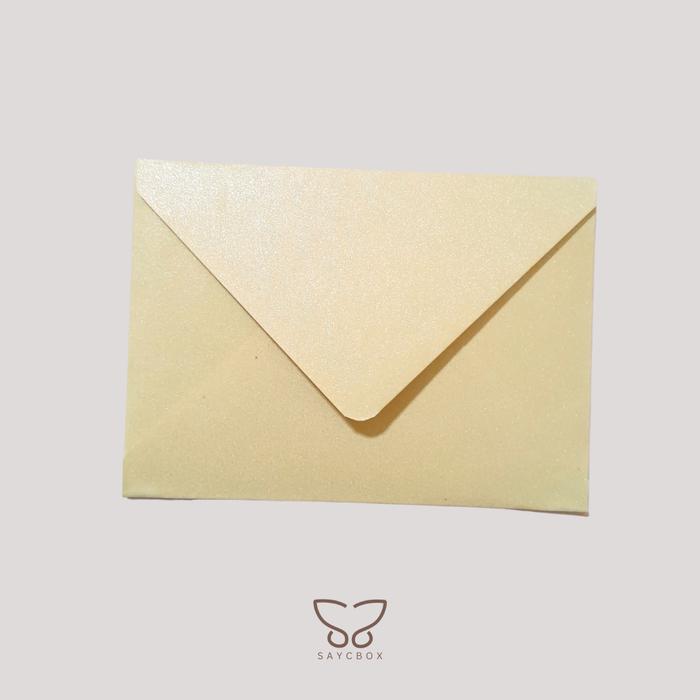 Gambar [LIGHT SERIES] AMPLOP JASMINE GLITTER TEBAL Ukuran A8 Amplop fancy ampao polos - Light green dari saycbox undefined Tokopedia