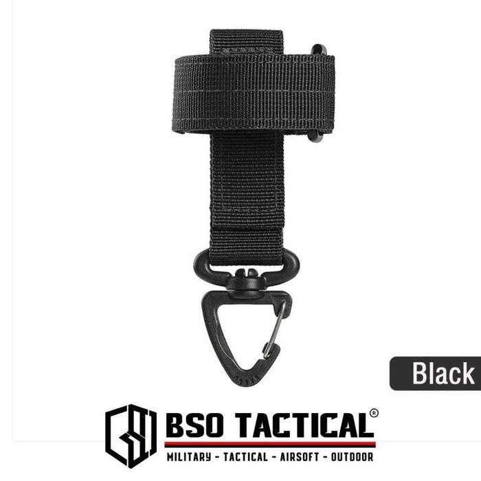 Gambar Carabiner Hook Clip Multifungsi Tactical Nylon EDC Outdoor Gear - Hitam dari Serojach undefined Tokopedia