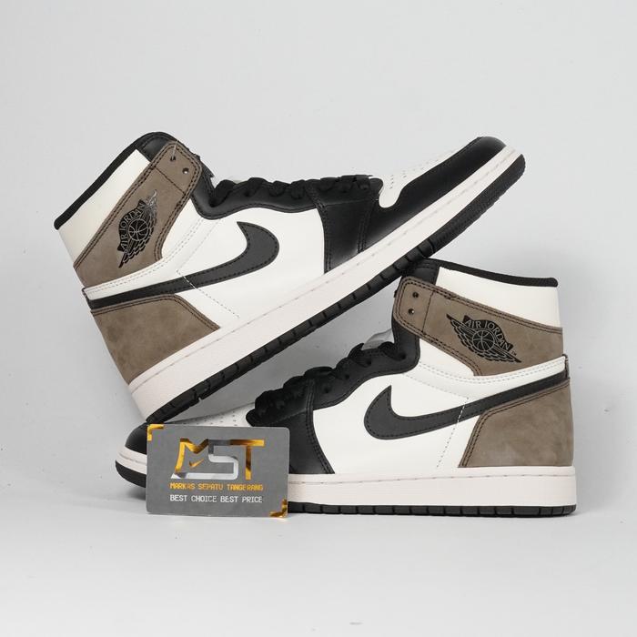 Jual Sepatu Air Jordan Retro High OG Dark Mocha White Brown