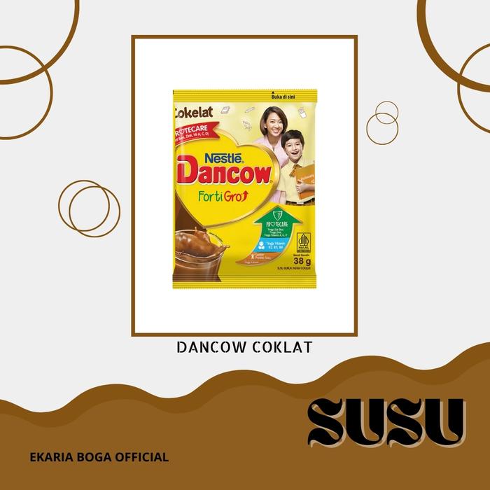 Gambar SUSU | BUBUK | NESTLE DANCOW FORTIGRO COKELAT | DANCOW COKLAT - SACHET dari EkariaBoga undefined 4 Tokopedia