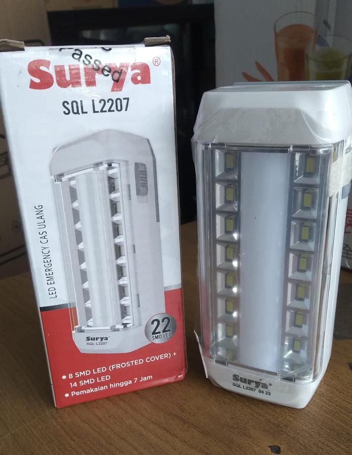 Avanza Led Sql Jual Surya Lampu Emergency SQL L2207 Light LED 22 SMD Rechargeable ...