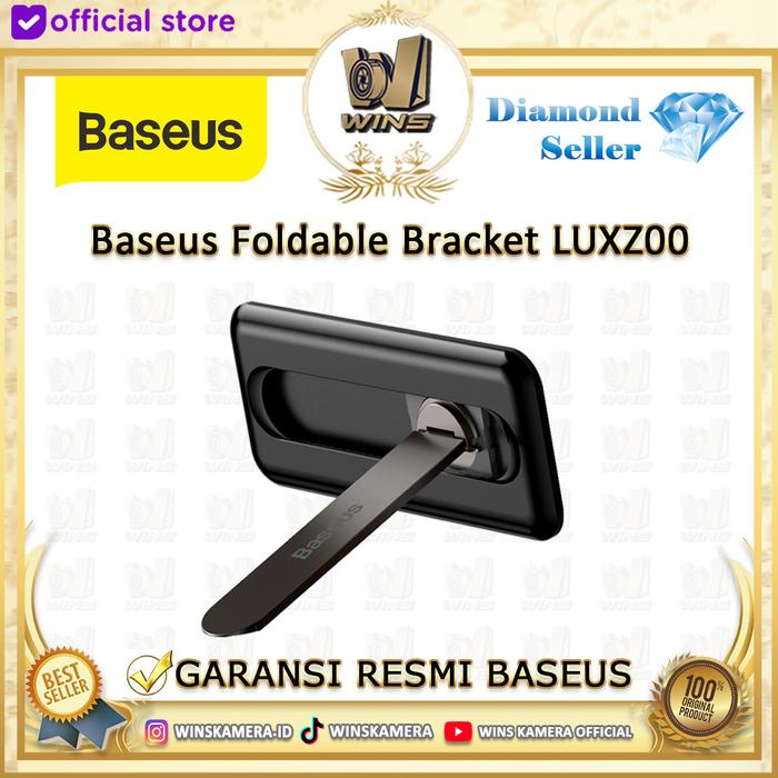 Gambar Baseus Foldable Bracket LUXZ00 Dudukan Stand Phone Mount Holder Bracket Casing Case - Black dari WINS OFFICIAL STORE undefined Tokopedia