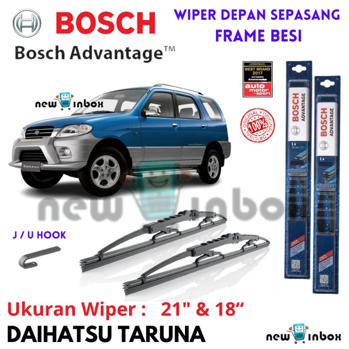 Gambar Wiper Depan Mobil DAIHATSU TARUNA Sepasang BOSCH ADVANTAGE 21" & 18" ORIGINAL - Depan 21" & 18" dari NEW IN BOX undefined Tokopedia