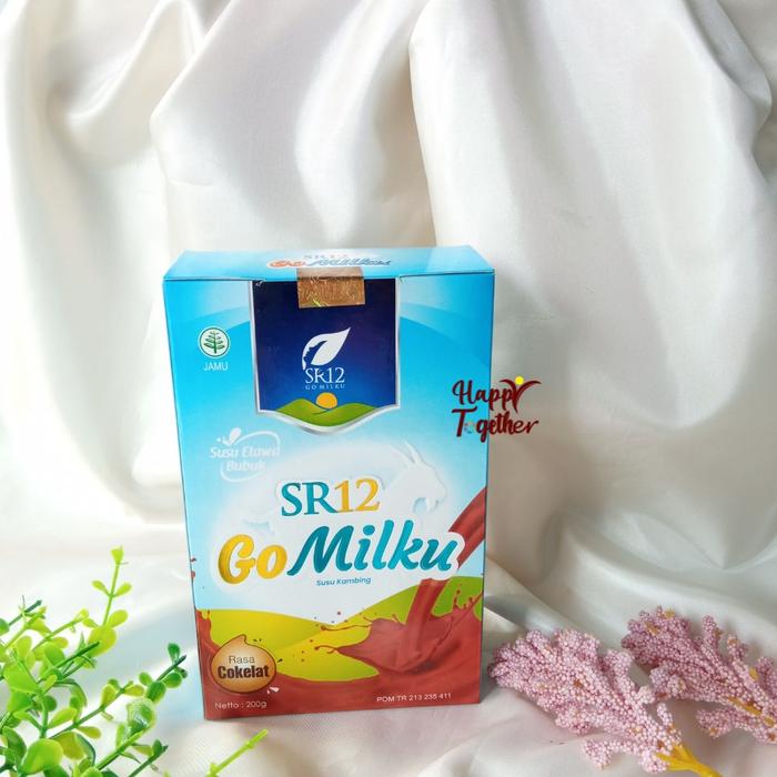 Gambar SR12 Susu Kambing Etawa SR12 Go Milku SR12 Susu Kambing Murni Menyehatkan Lambung Kesehatan - Coklat, 200gr dari My Happy Home undefined Tokopedia