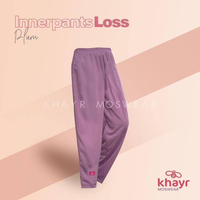 Gambar innerpants celamis loss kulot khayr moswear Celana panjang gamis - Plum, XL dari RadeefmomKids undefined Tokopedia